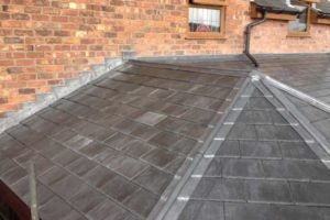 New Extension Slate Roof with Lead Work